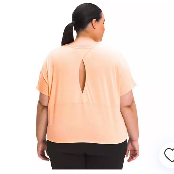 NWT The North Face Wanderer Crossback Shirt Plus Sz 3X in Apricot Peach - Picture 11 of 11